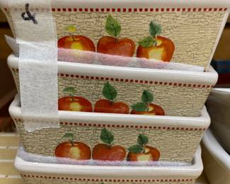 Apple containers (small)  in kitchen