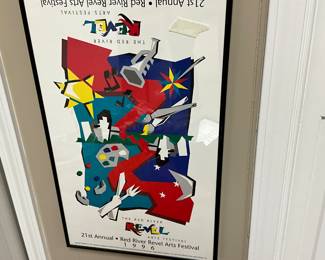 Basement - 1996 21st Annual - Ted River Revel Arts Festival - framed