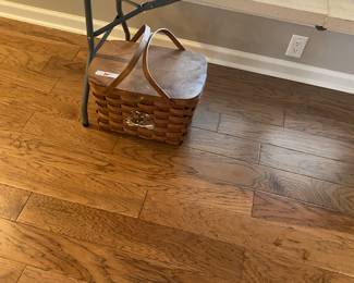 Vintage picnic basket