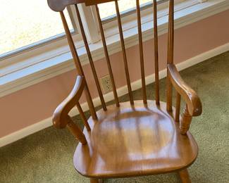 Rocking chair in living room