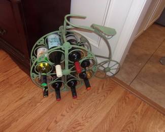 Bicycle Wine Bottle Holder