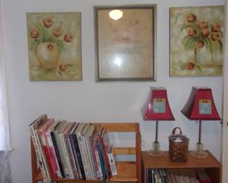 Pictures, Lamps, Books, etc