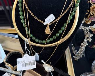 14k Italian Omega Chain Necklace