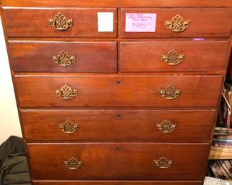 1700's New England Cherry Country Tallboy $298