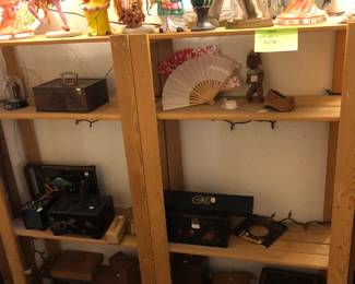 shelves for sale, New Orleans Artist signed Mardi Gras statues