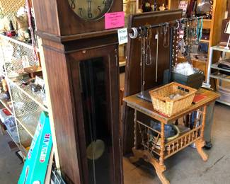 French grandfather and a Mission Grandfather clocks are still available 70% off