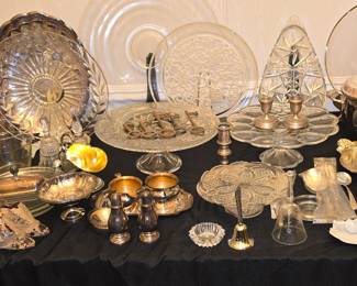 Crystal Platters - Serving Pieces 