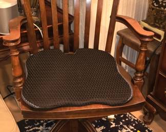 Antique Solid Oak Desk Chair