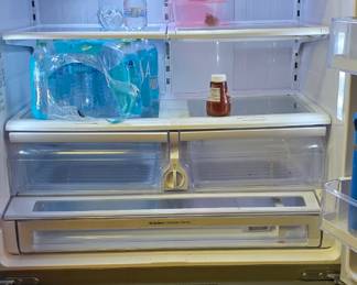 Inside Stainless Fridge