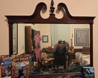 Mahogany Large Mirror