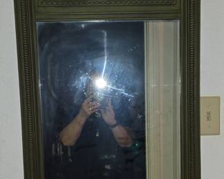 Vintage Green Mirror