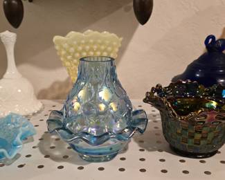 Awesome Fairy Lamp - Carnival Glass - Fenton Bell