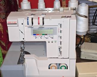 #2 - Elna Lock Pro 5 DC Sewing Machine 