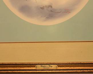Signed and Numbeted "Winters Way" by Windberg