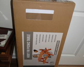 Children's Picnic table new in box