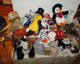 More stuffed plush animals Mr. Peanut, FAO Schwartz bear and more
