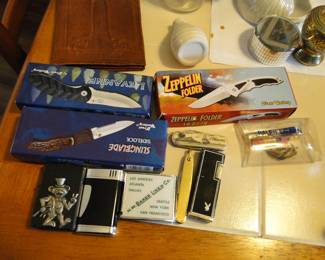 Knives and lighters