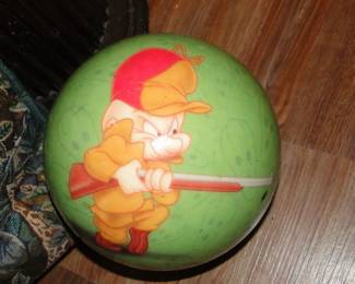 Elmer Fudd Bugs Bunny Bowling Ball