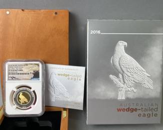 Lot 9a | 2016 Gold & Silver Australian Wedge Tailed Eagle
