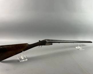 Lot 186 | Antique French Double Barrel Shotgun
