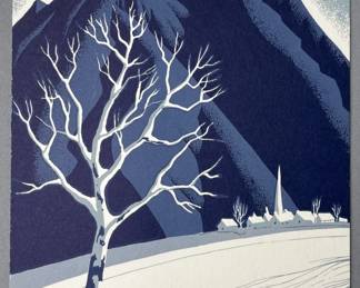 Lot 36 | Vintage Eyvind Earle Christmas Card

