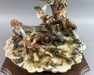 Lot 166 | Apple Orchard Mischief Capodimonte Figure
