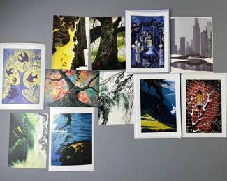 Lot 77 | New 2000s Eyvind Earle Cards & Postcards
