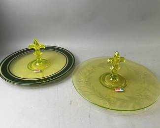 Lot 138 | 1926 Fostoria Fairfax Yellow Uranium Glass
