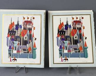 Lot 71 | Vintage Eyvind Earle Xmas Cards Mary & Joseph
