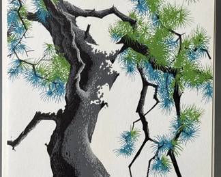 Lot 31 | Vintage Eyvind Earl Birthday Card Pine Tree 418
