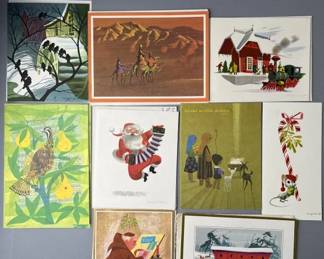 Lot 84 | Vintage Used Ralph Hulett Cards 1950s 60s
