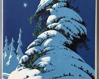 Lot 49 | Vintage Eyvind Earle Xmas Card Snow Covered
