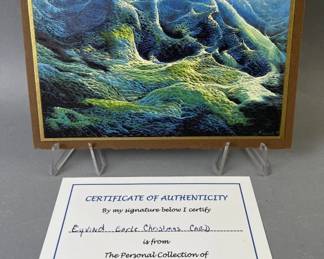 Lot 70 | Vintage Eyvind Earle Custom Christmas Card
