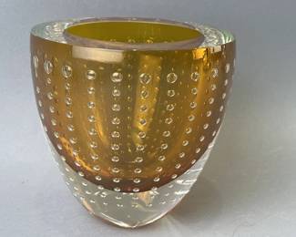 Lot 12 | Signed Hand Blown Leon Applebaum Vase
