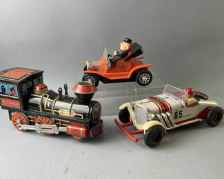 Lot 118 | 3 Vintage Made In Japan Battery Powered Cars
