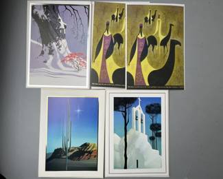Lot 76 | New Unused Eyvind Earle Cards 1990s
