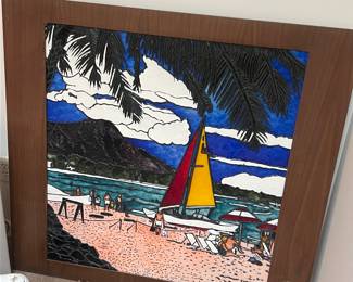 Painted glass window

43 tall x 46 wide