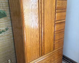 There are 2 of these exact same 

60 tall x 36 wide x 17 deep