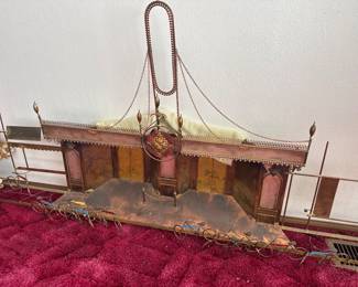 Curtis Jere Theatre with Bicycles Wall Sculpture