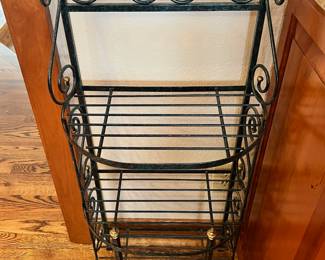 3 Tier Wrought Iron Bakers Rack 