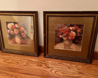 Pair of Floral Still Life Prints by Albena Hristova