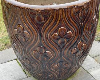 Brown Ceramic Planter