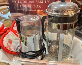 Mr. Coffee Coffee Grinder, Bodum French Press Coffee Maker