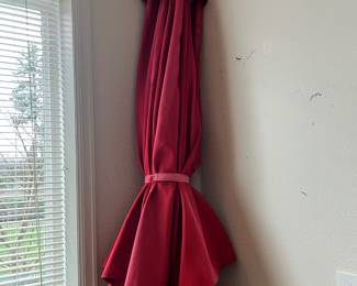 Red Patio Umbrella