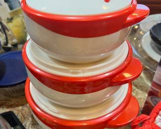 Set Of 3 Tokyo Blast Pinnacle Metal Lined Plastic Containers