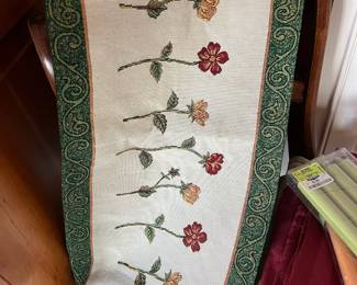 Floral Tapestry Table Runner
