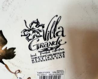 Villa Grande by Tabletops Unlimited Cereal Bowl with Grape Design