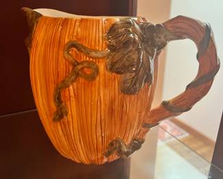 Style-Eyes by Baum Bros Pumpkin Themed Pitcher