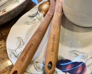 Pair of Calphalon Wood Spoons