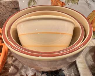 Set of 3 Val Do Sol Mixing Bowls - Made in Portugal